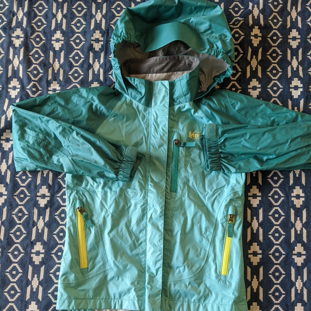 REI Rainwall kids rain jacket